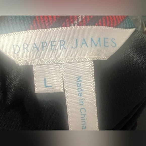 Draper James Red and Blue Plaid Long Sleeve Dress - Picture 6 of 6